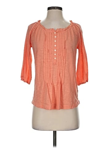 Lauren by Ralph Lauren 3/4 Sleeve T-Shirt (view 1)