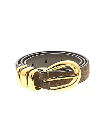 Madewell Triple Metal Keeper Belt in Suede (view 1)