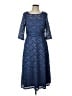 SLNY Blue Cocktail Dress Size 10 - photo 1
