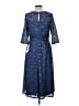SLNY Blue Cocktail Dress Size 10 - photo 2