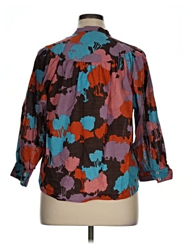Porridge 3/4 Sleeve Blouse (view 2)