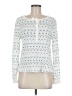 auden White Long Sleeve Henley Size M - photo 1