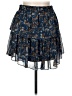 Drew 100% Polyester Paisley Blue Casual Skirt Size M - photo 1