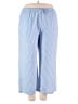 Sampeel 100% Polyester Stripes Blue Casual Pants Size XXL - photo 1