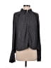 Free People 100% Polyester Polka Dots Black Long Sleeve Blouse Size S - photo 1
