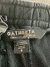 Athleta Solid Black Track Pants Size 6 - photo 4