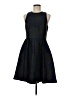 Halston Heritage 100% Polyester Argyle Black Cocktail Dress Size 6 - photo 1
