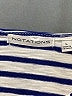 Notations Stripes Blue Short Sleeve Blouse Size L - photo 7