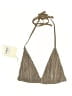 Peppermayo 100% Polyester Tweed Tan Swimsuit Top Size 2 - photo 1
