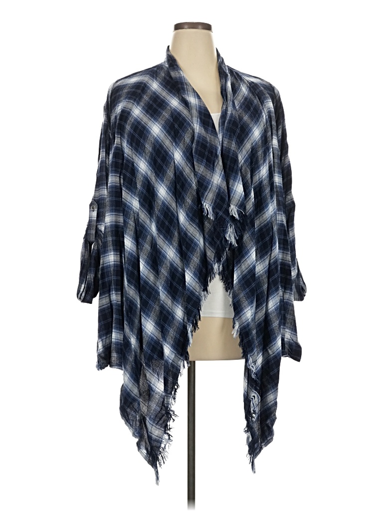Pre-owned Lane Bryant Kimono In Blue