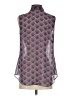 CAbi 100% Polyester Blue Sleeveless Blouse Size S - photo 2