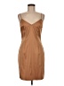Chetta B Solid Tan Cocktail Dress Size 6 - photo 1