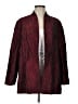 Coldwater Creek Burgundy Blazer Size L - photo 1