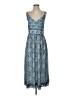 Gretchen Scott Designs 100% Polyester Paisley Blue Casual Dress Size S - photo 1