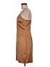 Chetta B Solid Tan Cocktail Dress Size 6 - photo 5
