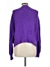 Elodie Solid Purple Pullover Sweater Size L - photo 2