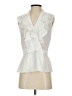 Trina Turk Ivory Sleeveless Blouse Size S - photo 1