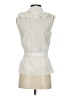 Trina Turk Ivory Sleeveless Blouse Size S - photo 2