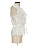 Trina Turk Ivory Sleeveless Blouse Size S - photo 4