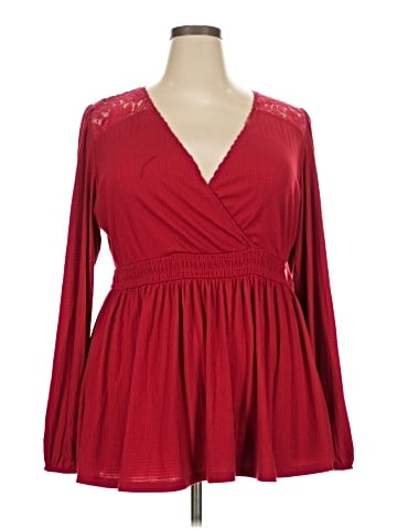 Torrid Long Sleeve Blouse (view 1)