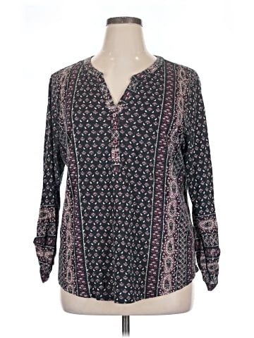 Style&Co Long Sleeve Blouse (view 1)