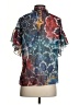 Alice + Olivia 100% Polyester Blue Short Sleeve Blouse Size XS - photo 2
