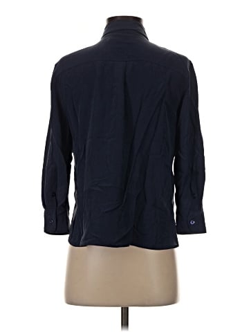 Equipment 3/4 Sleeve Silk Top (view 2)