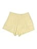 Primark Solid Yellow Shorts Size 4 - photo 1