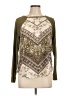 Jolt 100% Polyester Green Long Sleeve Blouse Size L - photo 1