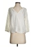 Gap 100% Cotton Ivory 3/4 Sleeve Blouse Size S - photo 1