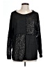 Bibi 100% Cotton Black Pullover Sweater Size L - photo 1