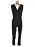 Ann Taylor LOFT Outlet 100% Polyester Solid Black Jumpsuit Size S (petite) - photo 2
