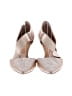 Corso Como 100% Leather Metallic Silver Heels Size 8 1/2 - photo 2