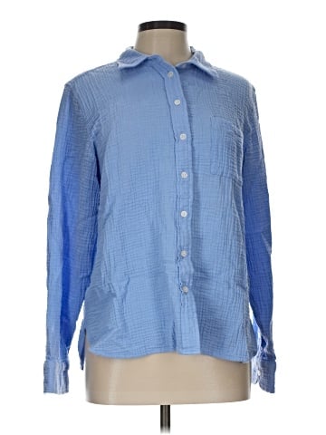 J.Crew Factory Store Long Sleeve Button-Down Shirt (view 1)