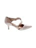 Corso Como 100% Leather Metallic Silver Heels Size 8 1/2 - photo 1