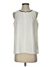 Ann Taylor LOFT Outlet 100% Polyester Ivory Sleeveless Blouse Size S - photo 1