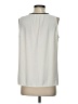 Ann Taylor LOFT Outlet 100% Polyester Ivory Sleeveless Blouse Size S - photo 2