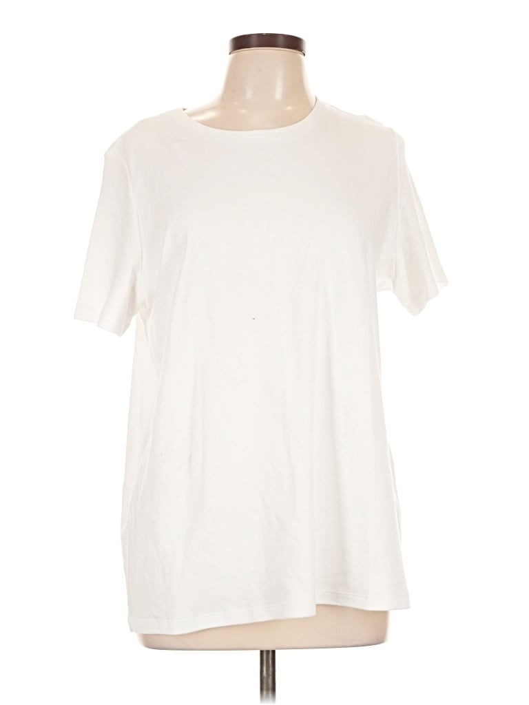Pre-owned Kim Rogers Short Sleeve T-shirt In Ivory