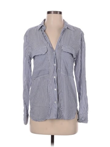 Zara Long Sleeve Button-Down Shirt (view 1)