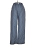 New Style 100% Polyester Stripes Blue Casual Pants Size S - photo 1