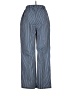New Style 100% Polyester Stripes Blue Casual Pants Size S - photo 2