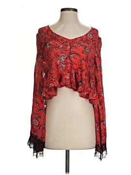 Cinq à Sept Long Sleeve Silk Top