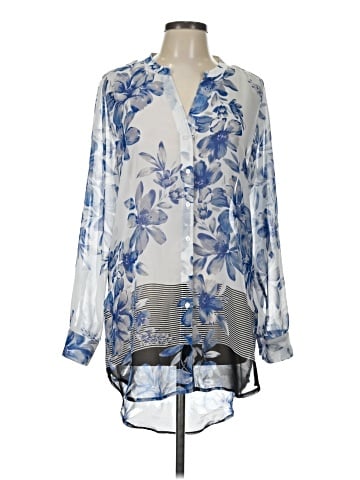 Calvin Klein Long Sleeve Blouse (view 1)