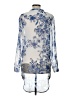 Calvin Klein 100% Polyester Blue Long Sleeve Blouse Size L - photo 2