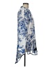 Calvin Klein 100% Polyester Blue Long Sleeve Blouse Size L - photo 4