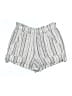 Time and Tru Stripes Silver Shorts Size M - photo 1