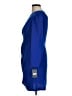 DKNY 100% Polyester Solid Blue Cocktail Dress Size 6 (petite) - photo 5