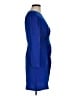 DKNY 100% Polyester Solid Blue Cocktail Dress Size 6 (petite) - photo 4