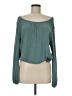 Amadi Teal Long Sleeve Top Size M - photo 1