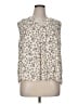 Zac & Rachel 100% Polyester Ivory Sleeveless Blouse Size XL - photo 1